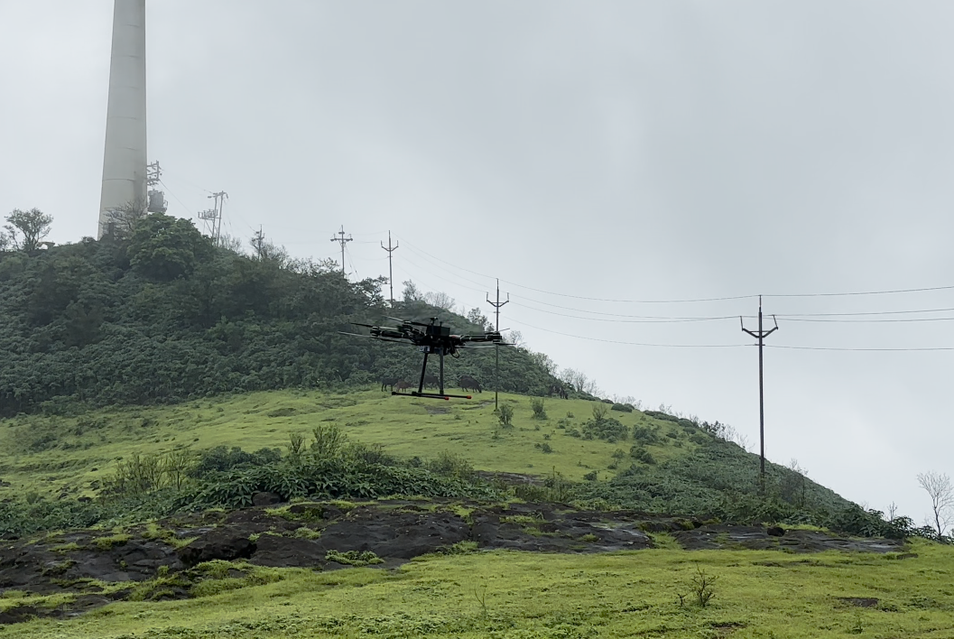 Decouvertes drone for industrial inspection